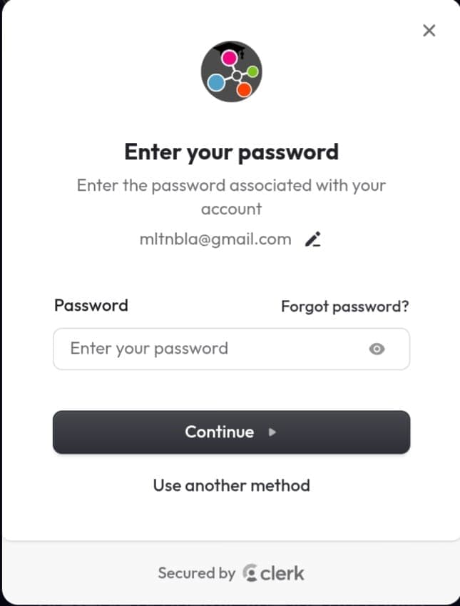 Sign In Screen
